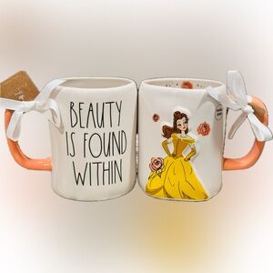 Rae Dunn Beauty and the Beast Mug | “Beauty Is Found Within” Belle
